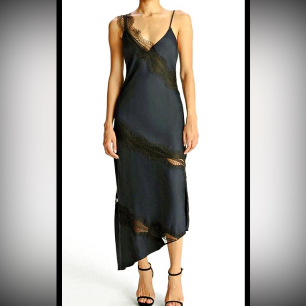 House of Harlow 1960 Blue Lace Trim Dress